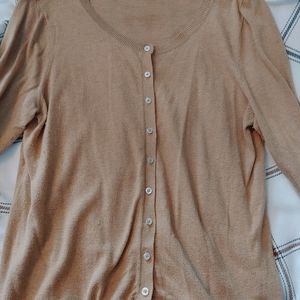 Old Navy xl beige buttoned cardigan